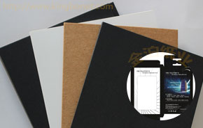 高白度，白板紙讓文字與圖案躍然紙上